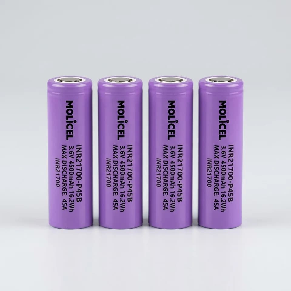 Аккумуляторные элементы Molicel INR21700 P42A / P45B (оригинал) — фото 1